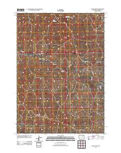 Bogie Draw 2012 topographic map thumbnail