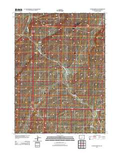 Cooper Ridge NE 2012 topographic map thumbnail