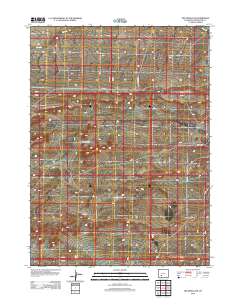 The Pinnacles 2012 topographic map thumbnail