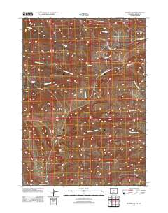 Deadman Butte 2012 topographic map thumbnail