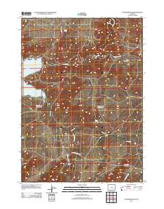 Pathfinder Dam 2012 topographic map thumbnail
