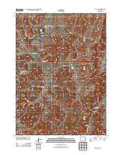 Hell Gap 2012 topographic map thumbnail