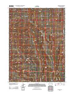 Big Ridge 2012 topographic map thumbnail