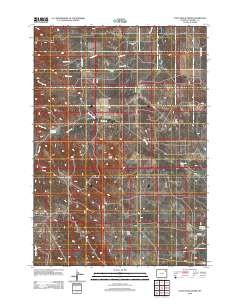 Coon Track Creek 2012 topographic map thumbnail