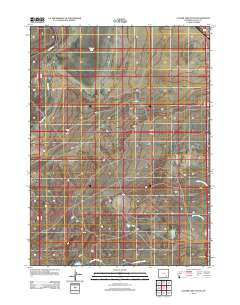 Cooper Lake South 2012 topographic map thumbnail