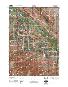 Crowheart 2012 topographic map thumbnail