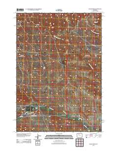 Gillies Draw 2012 topographic map thumbnail