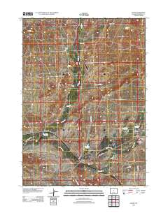 Lysite 2012 topographic map thumbnail