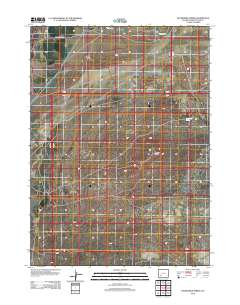 Fifteenmile Spring 2012 topographic map thumbnail
