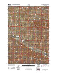 Schuster Flats SE 2012 topographic map thumbnail