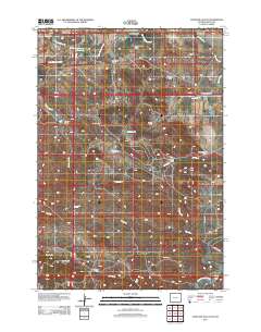 Antelope Gulch 2012 topographic map thumbnail
