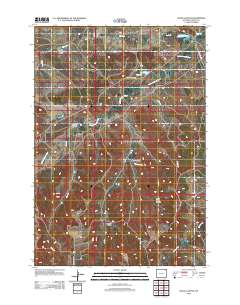 Wood Canyon 2012 topographic map thumbnail