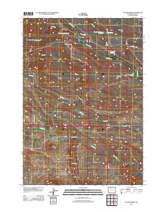 Tonopah Ridge 2012 topographic map thumbnail