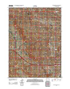Bitter Creek NW 2012 topographic map thumbnail