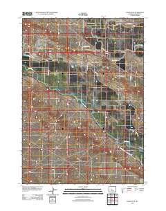 Pavillion SE 2012 topographic map thumbnail