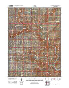 Powder Mountain NE 2012 topographic map thumbnail