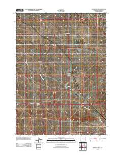 Simpson Draw 2012 topographic map thumbnail