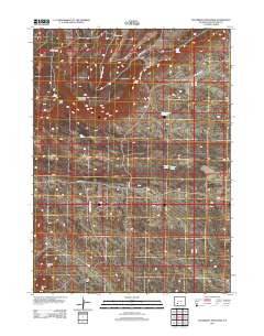 Steamboat Mountain 2012 topographic map thumbnail