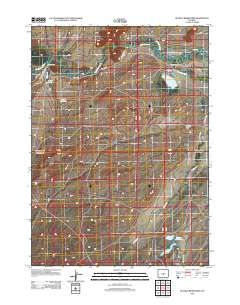 Bucklin Reservoirs 2012 topographic map thumbnail