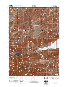 Bull Lake West 2012 topographic map thumbnail