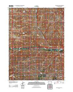 Antelope Wash 2012 topographic map thumbnail