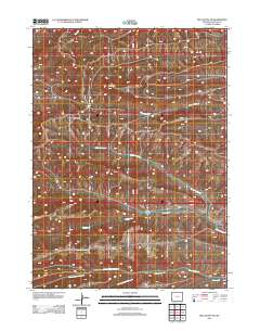 Bell Butte NE 2012 topographic map thumbnail