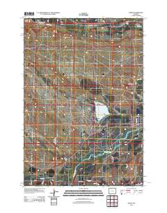 Byron 2012 topographic map thumbnail