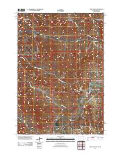 Cabin Creek NE 2012 topographic map thumbnail