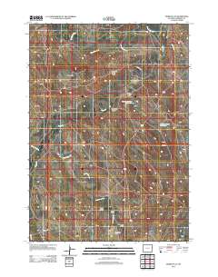 Bowen Flat 2012 topographic map thumbnail
