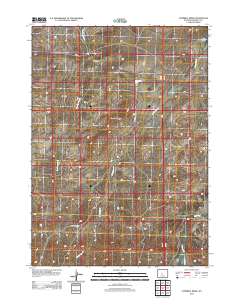 Campbell Ridge 2012 topographic map thumbnail