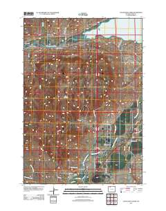 Castle Rock Creek 2012 topographic map thumbnail