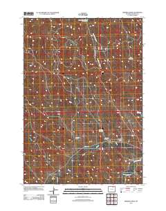 Fredrick Draw 2012 topographic map thumbnail