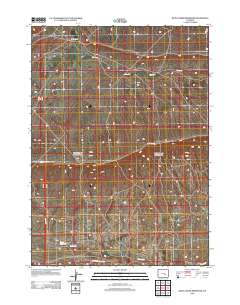 Bates Creek Reservoir 2012 topographic map thumbnail