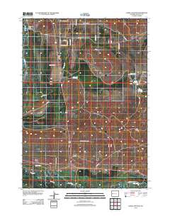 Daniel Junction 2012 topographic map thumbnail