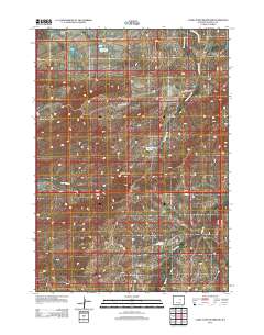 Camel Hump Reservoir 2012 topographic map thumbnail