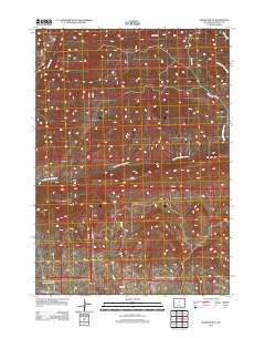 Badwater SE 2012 topographic map thumbnail