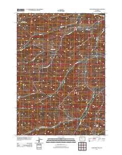 Adam Weiss Peak 2012 topographic map thumbnail