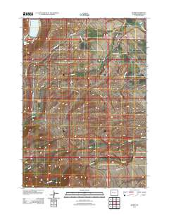 Burris 2012 topographic map thumbnail