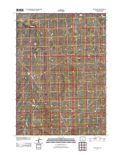 Butte Well 2012 topographic map thumbnail