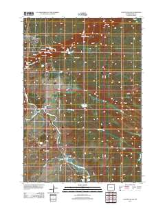 Canyon Village 2012 topographic map thumbnail