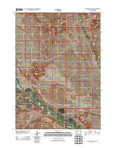 Crowheart Butte 2012 topographic map thumbnail