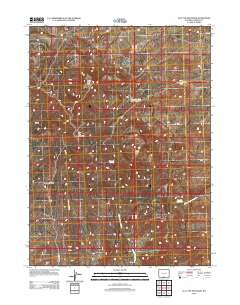 Flat Top Mountain 2012 topographic map thumbnail