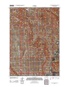 Flitner Reservoir 2012 topographic map thumbnail