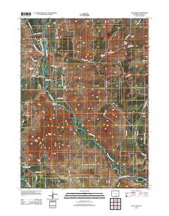 Cow Creek 2012 topographic map thumbnail