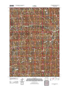 Coyer Reservoir 2012 topographic map thumbnail