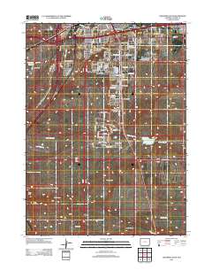 Cheyenne South 2012 topographic map thumbnail