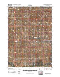 Greasewood Creek 2012 topographic map thumbnail