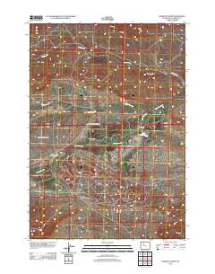 Hamilton Dome 2012 topographic map thumbnail