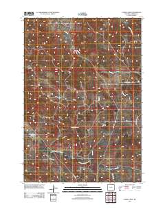 Corral Creek 2012 topographic map thumbnail
