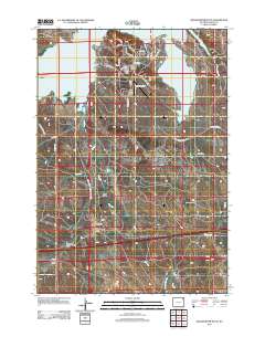 Grasshopper Butte 2012 topographic map thumbnail